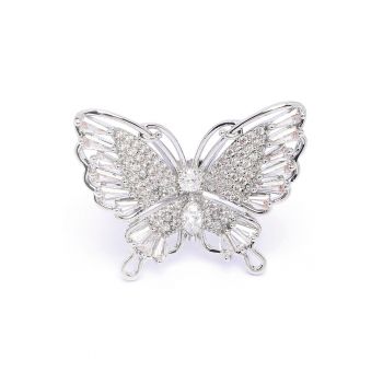 Inel in forma de fluture cu cristale