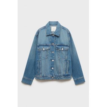 Jacheta de denim cu nasturi