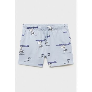 Pantaloni scurti din bumbac cu imprimeu desene animate