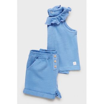 Pantaloni scurti din bumbac cu nasturi