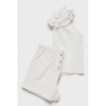 Pantaloni scurti din bumbac cu nasturi
