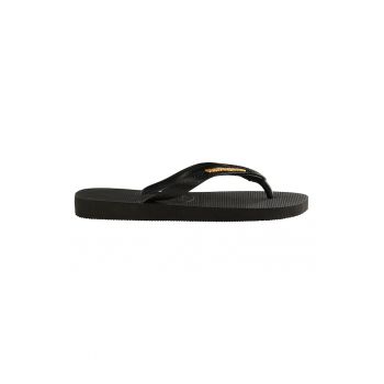 Papuci flip-flop cu logo contrastant