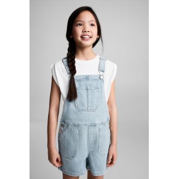 Salopeta scurta din denim