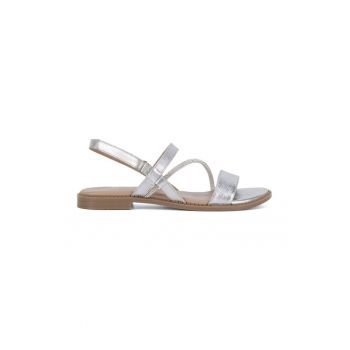 Sandale dama -  590559 - Piele naturala - Argintiu -