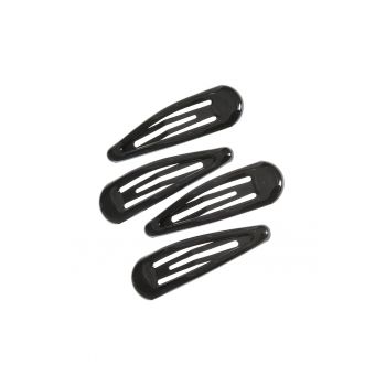 Set 4 agrafe de par negre