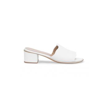 Slapi dama -  590559 - Piele ecologica - Alb -