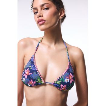 Sutien de baie cu model floral