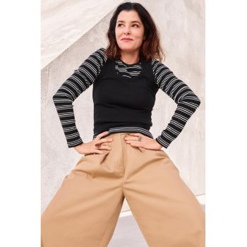 Top slim fit striat