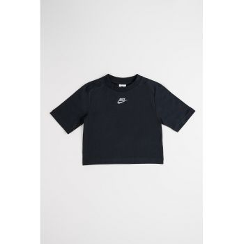 Tricou din bumbac cu decolteu rotund