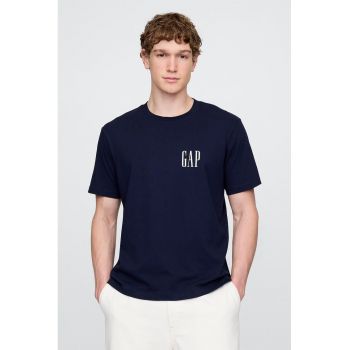 Tricou din bumbac cu imprimeu logo pe partea din spate