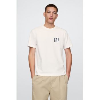 Tricou din bumbac cu imprimeu logo pe partea din spate