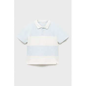 Tricou polo cu dungi