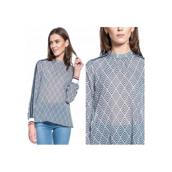 Bluza Dama -  Emily C Sporty - Croi Normal - 100% Poliester - Fara Inchidere - Maneci Lungi - M Intl - Negru