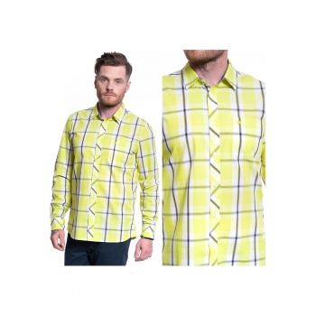 Camasa Barbati -  Casper Kc B-Check - Compozitie Material: 100% Bumbac - Croi: Regular Fit - Inchidere: Nasturi - Numar De Buzunare: 1 - M Intl - Multicolor