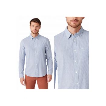 Camasa Barbati - Ls 1Pkt Shirt - Croiala Regulara - Inchidere: Nasturi - Compozitie Material: 100% Bumbac - Numar De Buzunare: 1 - M Intl - Albastru Camasa Barbati - Ls 1Pkt Shirt - Croiala Regulara - Inchidere: Nasturi - Compozitie Material: 100% Bumbac - Numar De Buzunare: 1 - M Intl - Albastru