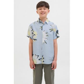 Camasa cu maneci scurte si model floral