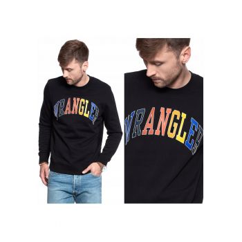 Hanorac Barbati -  W6B6Hy100 - Croi Normal - Fara Inchidere - 100% Bumbac - Maneci Lungi - M Intl - Negru