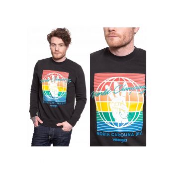 Hanorac -  Globe Sweat - Croi Normal - Fara Inchidere - 100% Bumbac - Maneci Lungi - Xl Intl - Negru