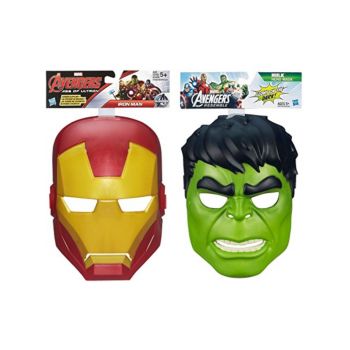 Marvel Avengers Hero Mask Iron Man/hulk Multipack (g0436)
