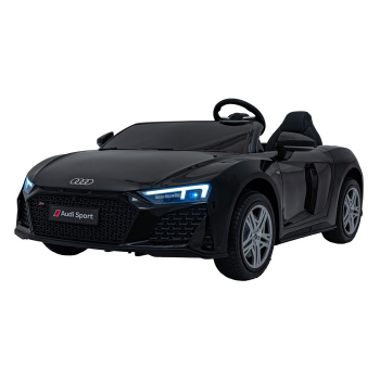 Masinuta electrica pentru copii 2 locuri cu sarcina pana la 100kg si viteza max 15km/h Audi R8 Spyder 24V (A3000) Negru - Autokids.ro
