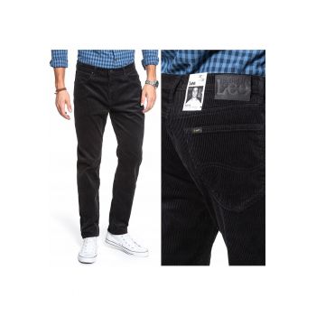 Pantaloni Din Material -  Austin - Croi: Fit Drept - Stil: Drept / Regulat - Inaltimea Taliei: Medie / Regulata - Inchidere: Fermoar - W30 EU - W30 L34 - Negru