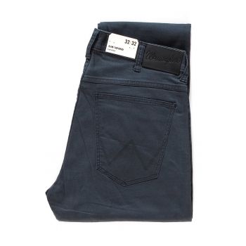 Pantaloni Din Material -  Larston - Croi: Slim Fit - Stil: Tapered - Tip De Pantaloni: Skinny - Compozitie Material: 98% Bumbac - 2% Elastan - Marime: 27/32 - Albastru
