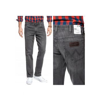 Pantaloni Din Material -  Texas - Croi: Drept Inchidere: - Gri