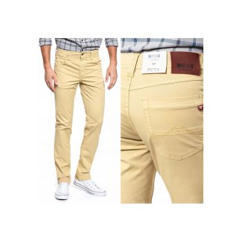 Pantaloni Din Material -  Washington Straight - Croi: Straight Fit - Stil: Drept / Regulamentar - Inaltimea Taliei: Medie / Regulamentara - Numar De Buzunare: 5 - W32 EU - W32 X L34 - Bej