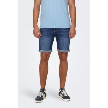 Pantaloni scurti regular-fit din denim