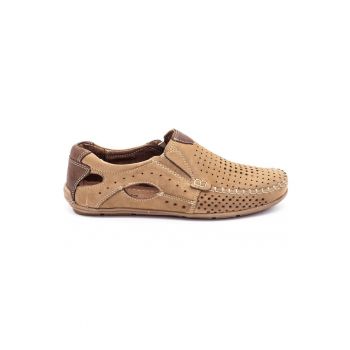Pantofi mocasini pentru barbati -  BM119537 - Bej