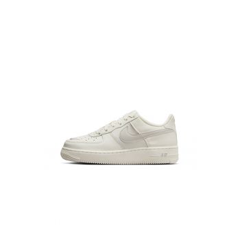 Pantofi sport -  Air Force 1 Gs Jds - Piele naturala - Alb -