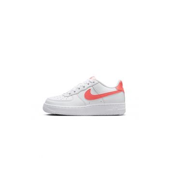 Pantofi sport -  Air Force 1 (Gs) - Piele naturala - Alb -