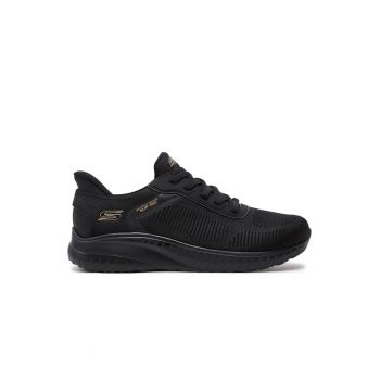Pantofi sport dama  BOBS SQUAD CHAOS - textil - negru