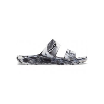 Papuci barbati Classic Marbled -  Spuma - Alb/Negru - 46-47