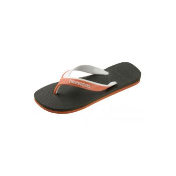 Papuci flip-flop cu detaliu logo