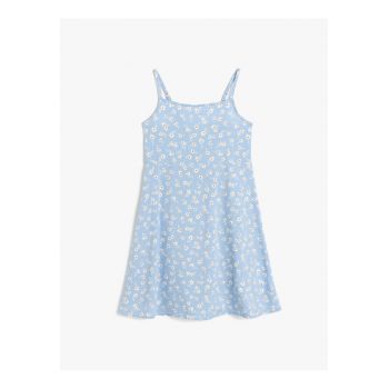 Rochie midi cu model floral