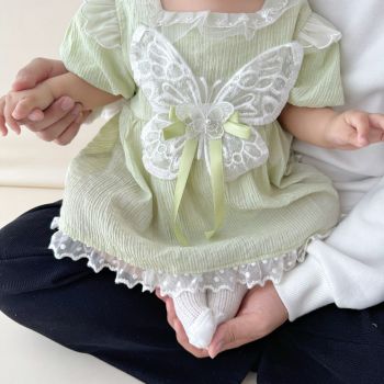 Rochita Fetite Verde Pastel Serena - 9-12 luni