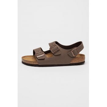 Sandale de piele ecologica cu catarame Milano