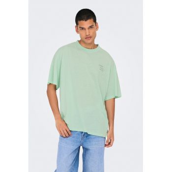 Tricou lejer din amestec de in
