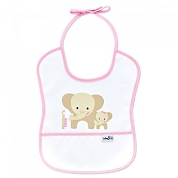 Baveta impermebila pentru copii BabyJem Small Roz