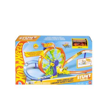Hot Wheels Stunt Tracks Rapid Launch & Loop (965-2503)
