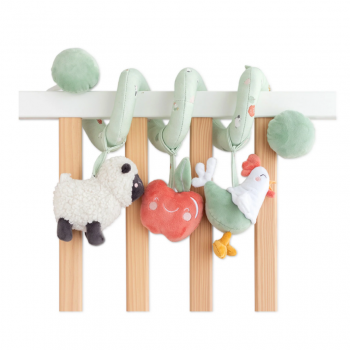Jucarie zornaitoare din plus spirala Funny Farm