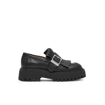 Mocasini dama -  513735 - Piele naturala - Negru ieftini
