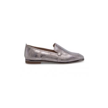 Mocasini dama -  590559 - Piele naturala - Argintiu -