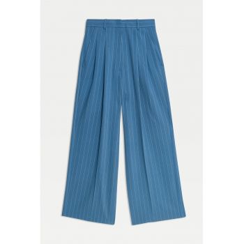 Pantaloni ampli cu dungi