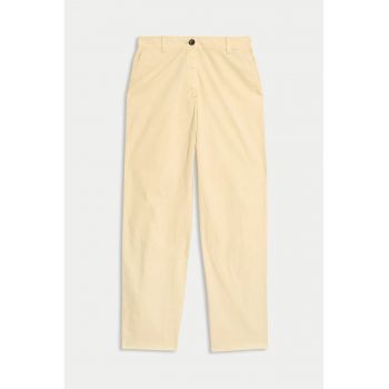 Pantaloni drepti cu buzunare laterale