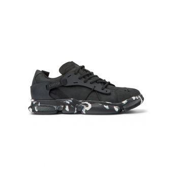 Pantofi sport de piele nabuc cu insertii de cauciuc Karst 20647