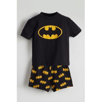 Pijama scurta cu model cu Batman