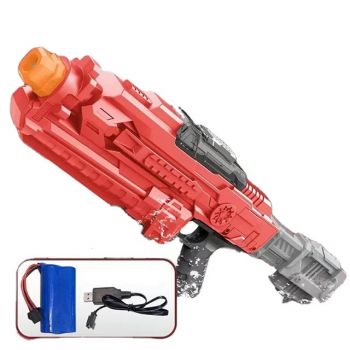 Pistol cu apa electric D9921 – funcție automata de tragere, acumulator si cablu USB incluse, jet puternic