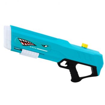 Pistol cu apa rechin, 450 ml, jet puternic 7–8 m, pentru copii 3+, 43 cm